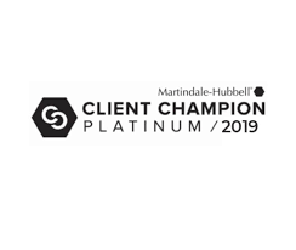 Martindale-Hubbell Client Champion Platinum